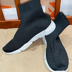 Bamboo Sock High Top Sneakers.